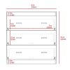 Calvetta 3-Drawer Dresser Light Grey
