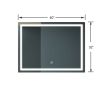 40X32 inch Bathroom Led Classy Vanity Mirror with High Lumen,Dimmable Touch,Wall Switch Control, Anti-Fog ,CRI 90 Adjustable 3000K-4500K-6000K ,IP54 W