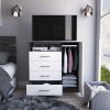 Dresser Beaufort, Bedroom, Smokey Oak / White