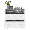 Double Drawer Dresser Arabi, Bedroom, White