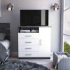 Dresser Beaufort, Bedroom, Smokey Oak / White