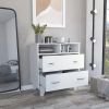 Double Drawer Dresser Arabi, Bedroom, White