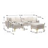 COOLMORE Accent sofa /Living room sofa sectional sofa