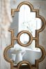 58" x 28" in Classically Inspired Henley Decorative Mirror, French Country Style Wall Decor for Bathroom, Entryway Wall Decor
