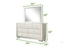 Madison Queen 4 Pc Upholstery Bedroom Set Made with wood in Beige