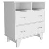 Double Drawer Dresser Arabi, Bedroom, White