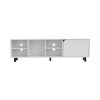 TV Stand for TV¬¥s up 70" Estocolmo, Four Open Shelves, White Finish