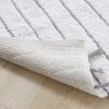 Stripe Tassel Cotton Tufted Rug