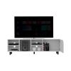 TV Stand for TV¬¥s up 70" Estocolmo, Four Open Shelves, White Finish