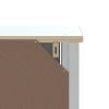 3 Piece Bathroom Furniture Set BERG White Solid Wood Pine