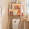 Joybos¬Æ 3-Tier Bathroom Metal Organizer Shelf Over Toilet With Doors