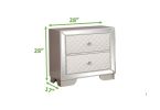 Madison Queen 4 Pc Upholstery Bedroom Set Made with wood in Beige