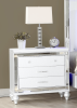 Sterling King 4 PC LED Bedroom set made with wood in White Color