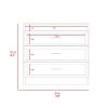 Bethage 3-Drawer Dresser Black Wengue