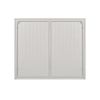27.56"Glass Doors Modern Two-door Wall Cabinet with Featuring Three-tier Storage for Entryway Living Room Bathroom Dining Room,Wall Cabinet with Chara