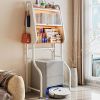Joybos¬Æ 3-Tier Bathroom Metal Organizer Shelf Over Toilet With Doors