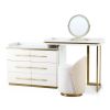 6-Drawer Dressing Table Set 47.2 x 19.6 x 50.3 in