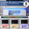 TV Stand for 70 Inch TV LED Gaming Entertainment Center Media Storage Console Table with Large Sliding Drawer & Side Cabinet for Living Room White