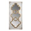 58" x 28" in Classically Inspired Henley Decorative Mirror, French Country Style Wall Decor for Bathroom, Entryway Wall Decor